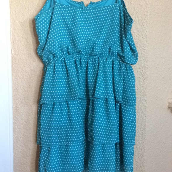 Teal Sundress Size Large - Picture 2 of 3